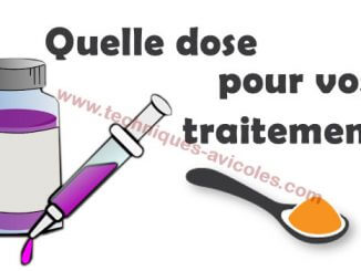 Quelle dose utilisée pour vos traitements avicoles