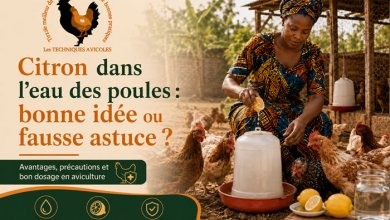 Citron et hydratation pour poules