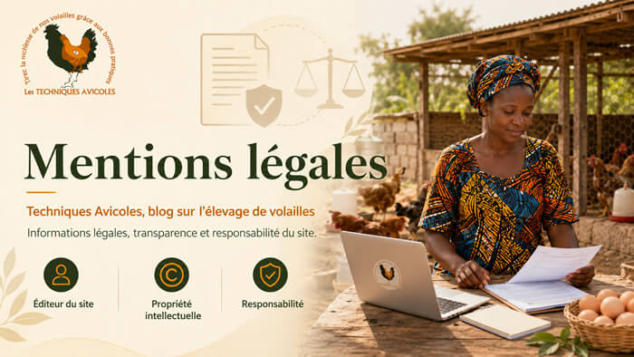 Mentions légales - Techniques avicoles
