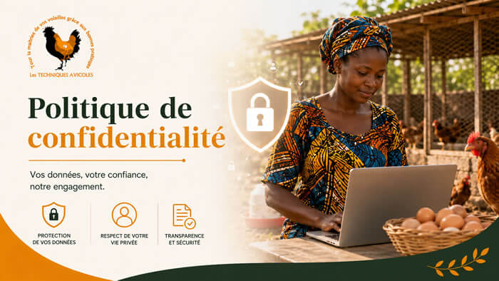 Techniques Avicoles: Notre Politique de confidentialité ferme avicole